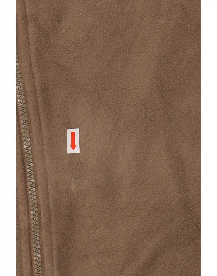 James Pringle Mens Loose Fit Bomber Jacket UK 36 Small Brown Polyester