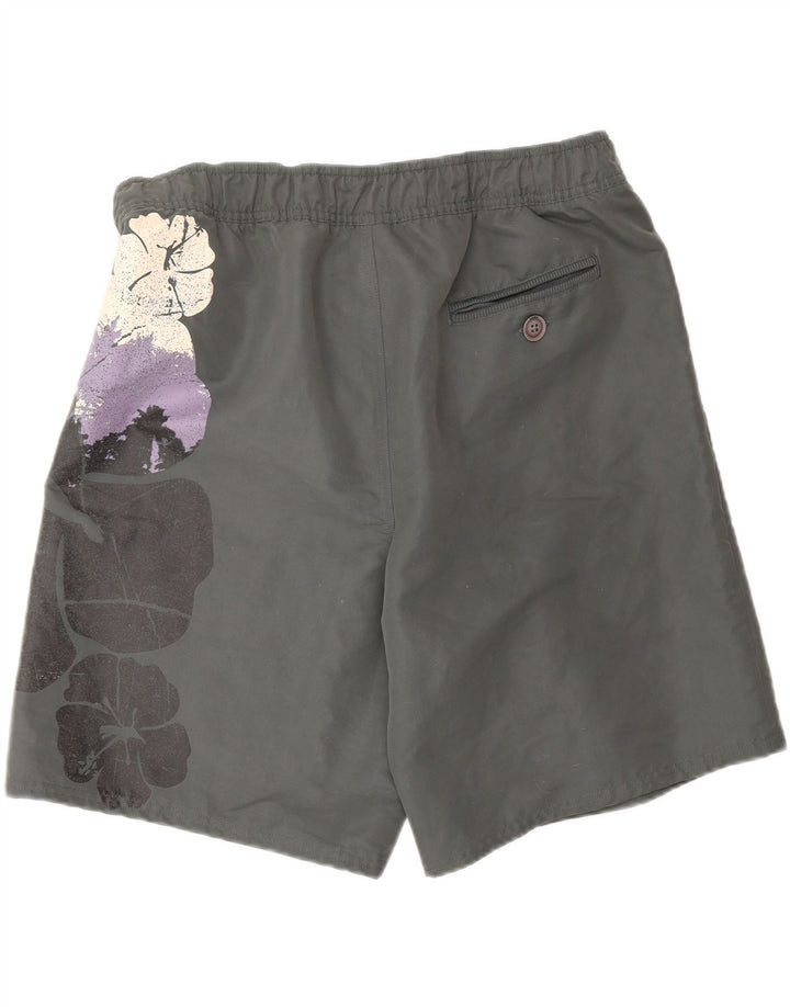 PUMA Mens Swimming Shorts Large  Grey Floral