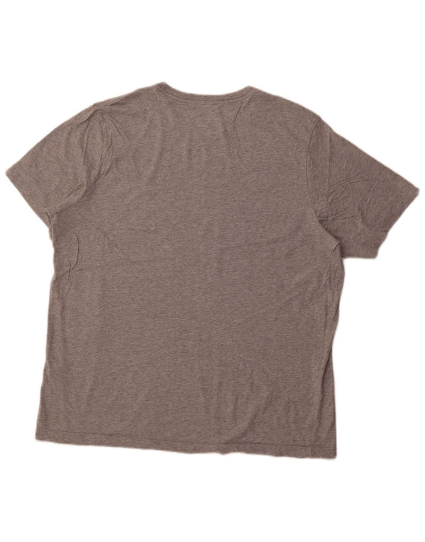 NIKE Mens T-Shirt Top XL Grey Cotton