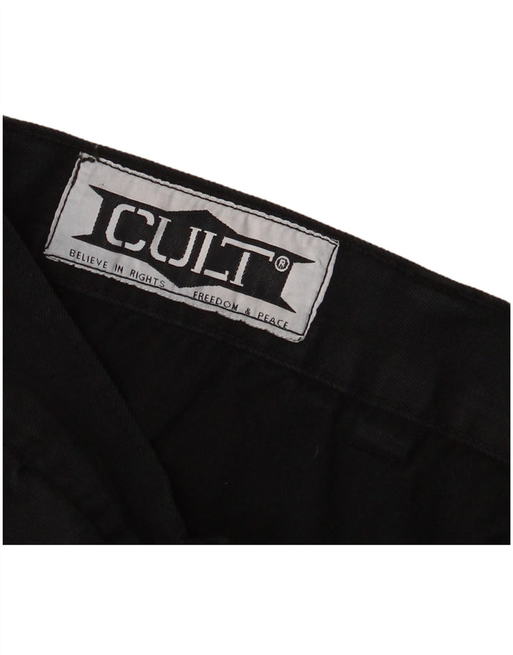 Vintage Mens Cargo Shorts W34 Large Black