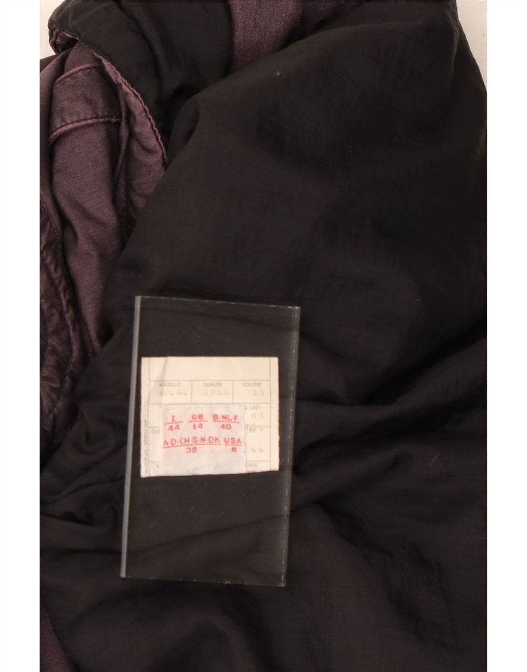 BELFE Womens Graphic Windbreaker Jacket UK 14 Medium Purple Nylon