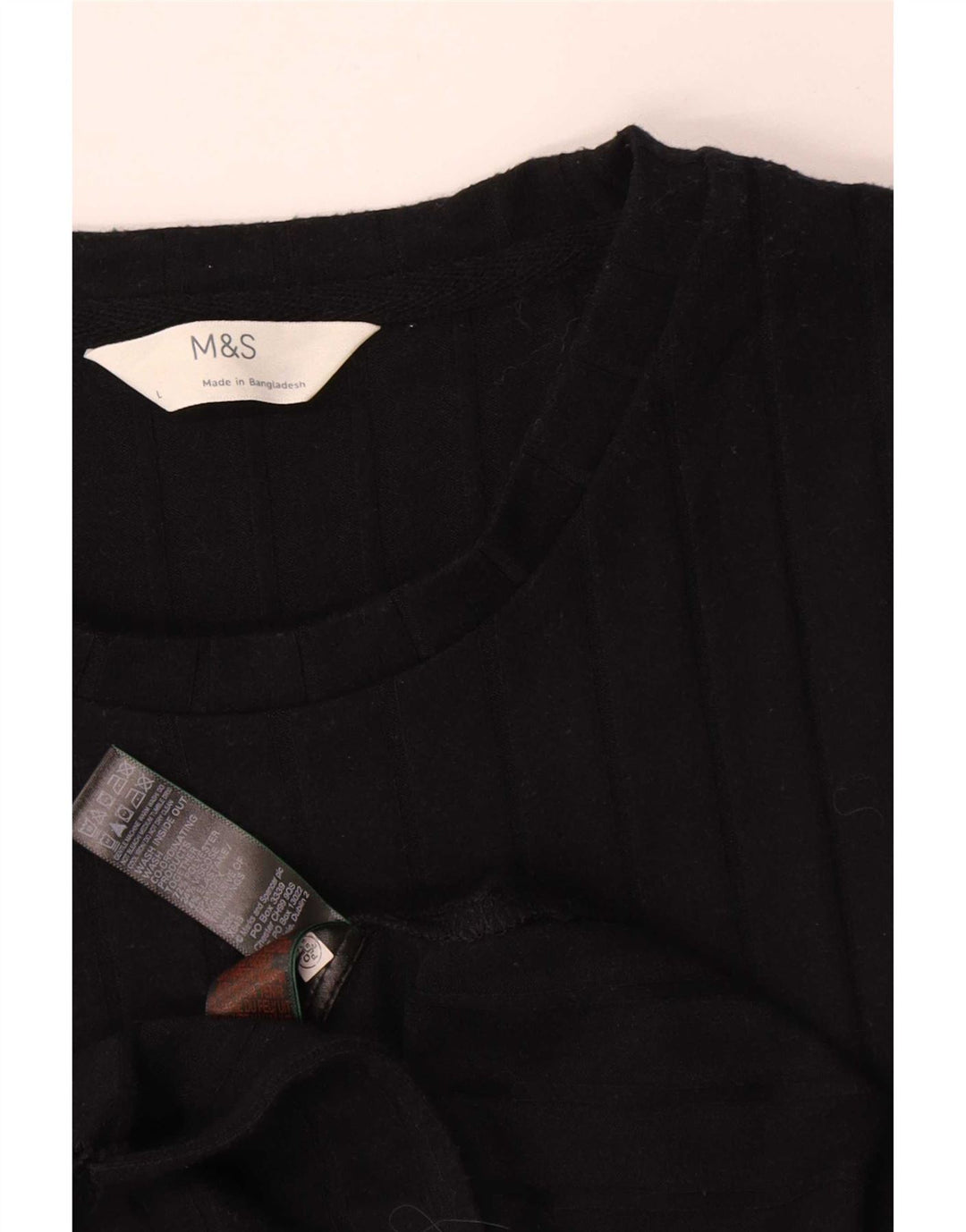Marks & Spencer Womens Sleeveless Sheath Dress UK 14 Large Black Polyester