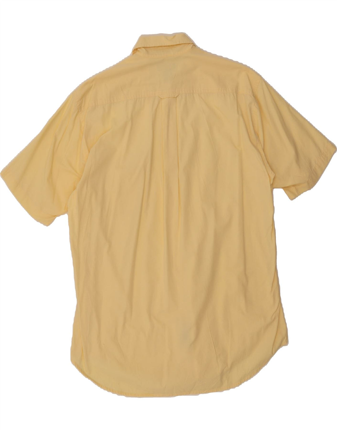 GANT Mens Regular Fit Short Sleeve Shirt Medium Yellow Cotton Vintage Gant and Second-Hand Gant from Messina Hembry 