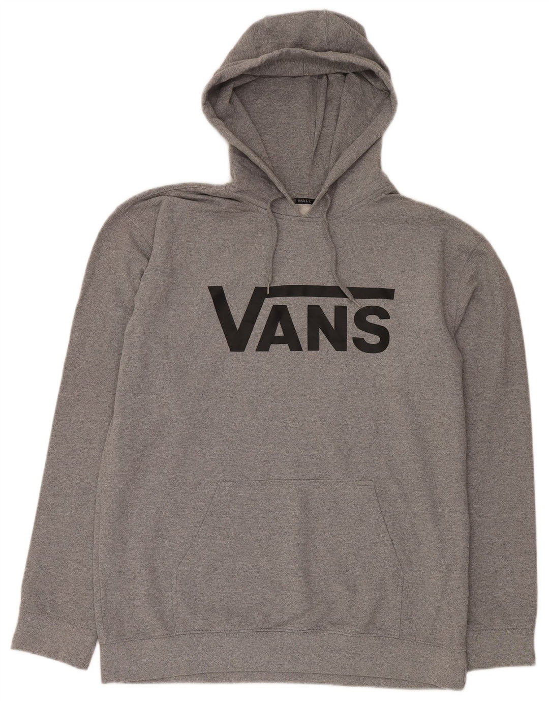 VANS Mens Graphic Hoodie Jumper 2XL Grey Polyester