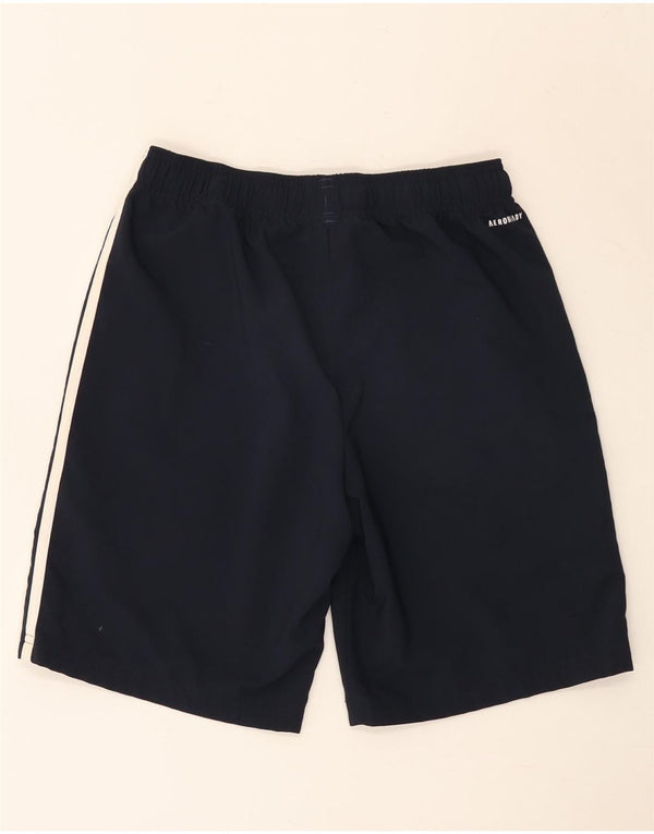 Adidas Boys Aeroready Sport Shorts 13-14 Years Navy Blue Polyester