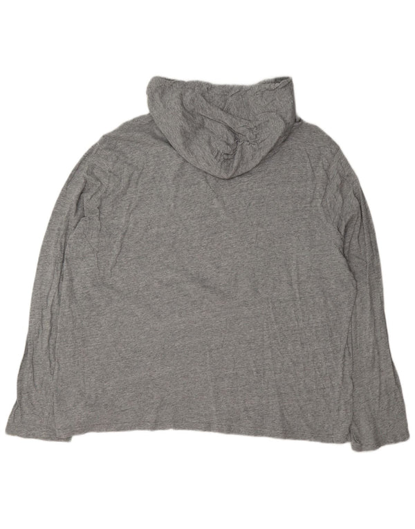 Polo Ralph Lauren Mens Hooded Top Long Sleeve XL Grey Cotton