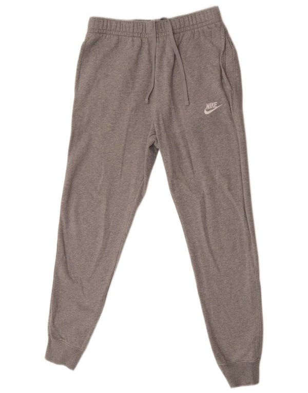 Nike Mens Tracksuit Trousers Joggers Small  Grey Cotton