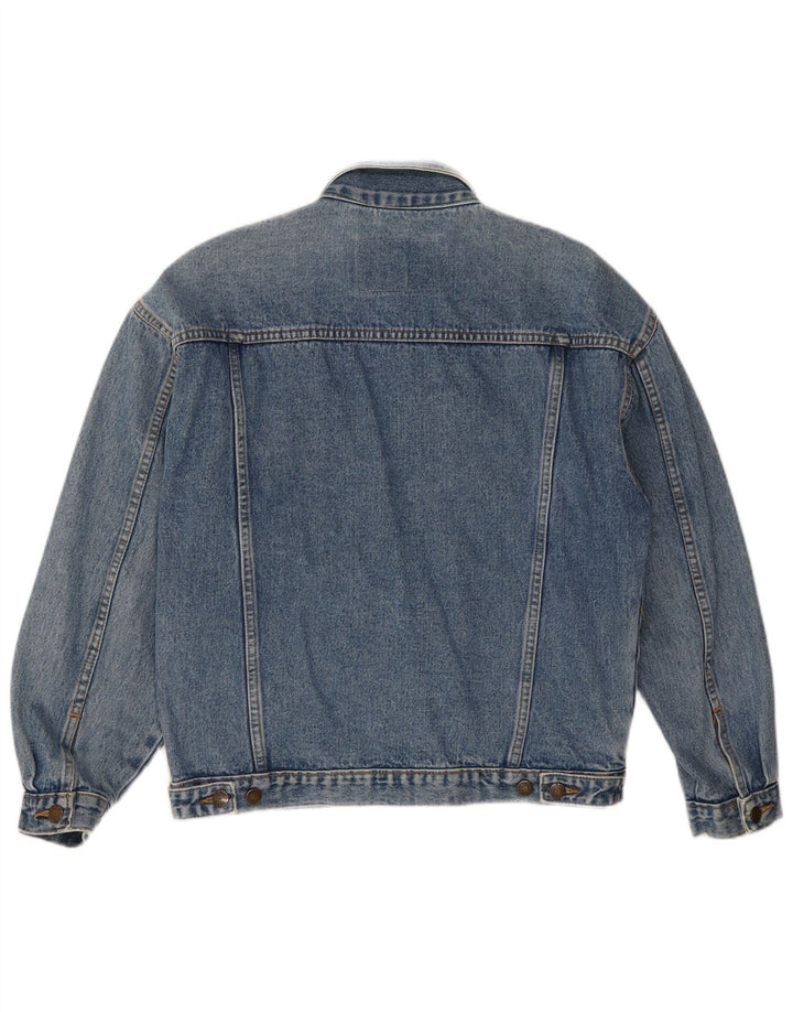 Vintage Mens Denim Jacket UK 38 Medium Blue Cotton