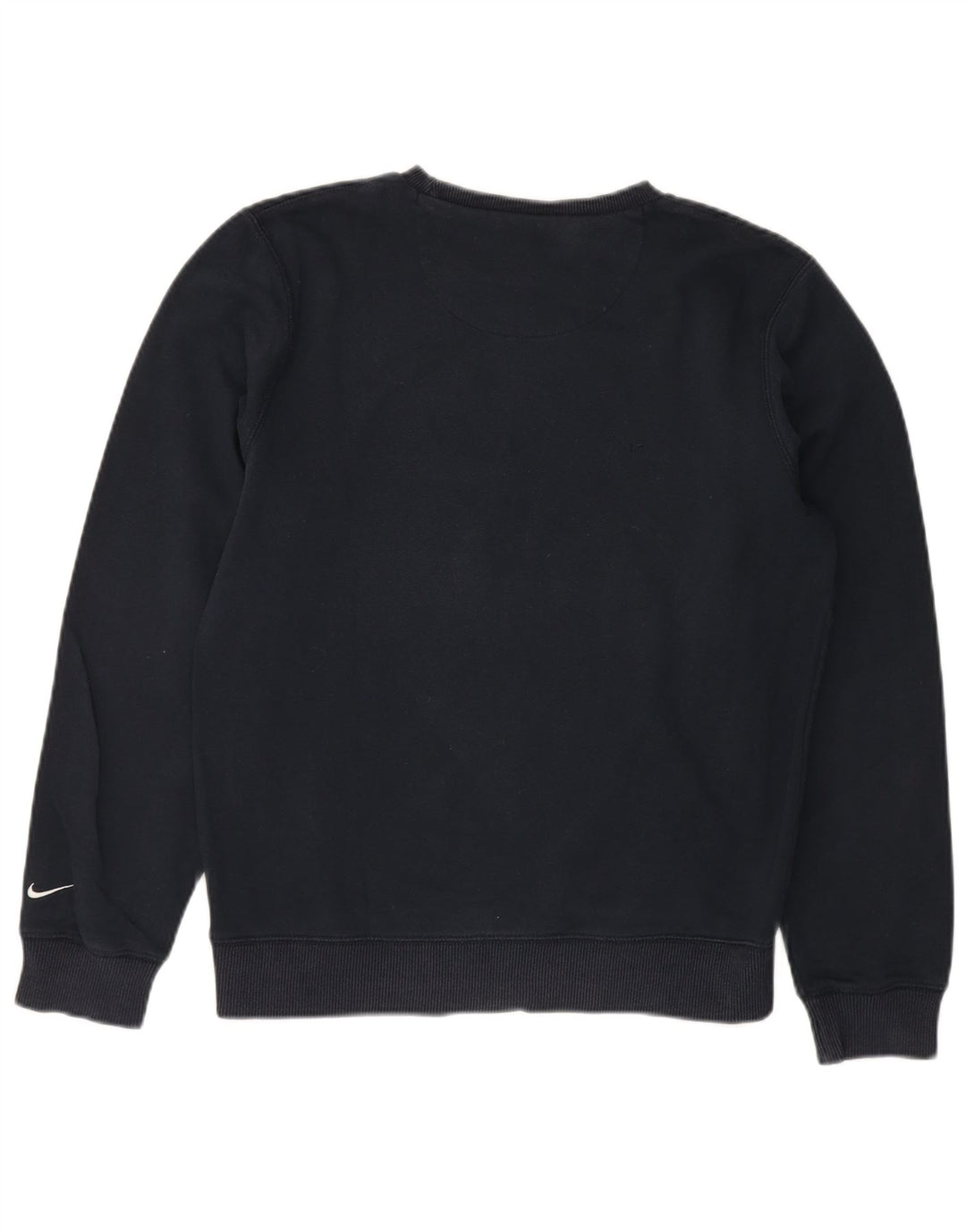 NIKE Mens Graphic Sweatshirt Jumper Small Navy Blue Cotton