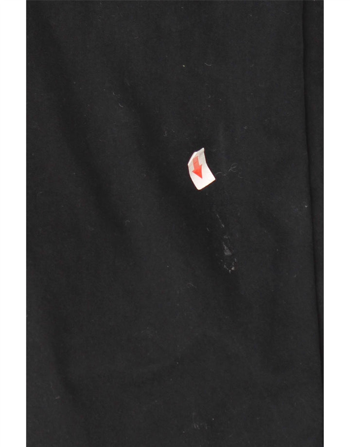 Calvin Klein Womens Bootcut Trousers W31 L30 Black Cotton