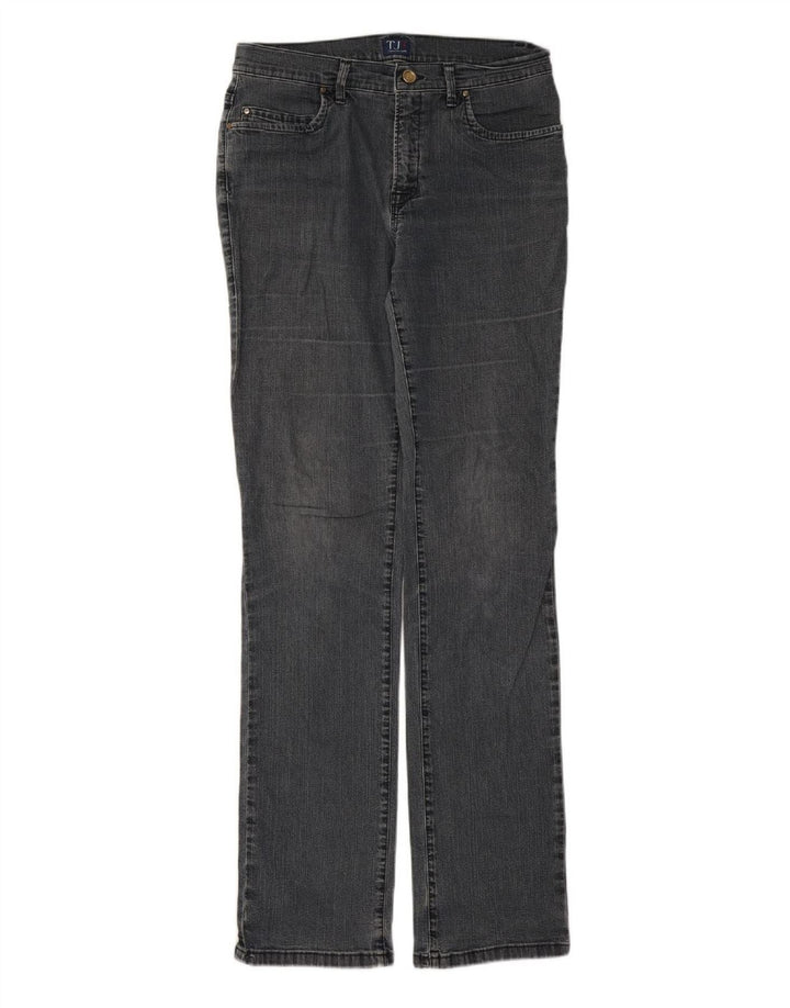TRUSSARDI Womens Slim Jeans W29 L32 Grey Cotton