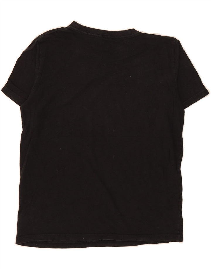 ADIDAS Boys Graphic T-Shirt Top 11-12 Years Medium  Black Vintage Adidas and Second-Hand Adidas from Messina Hembry 