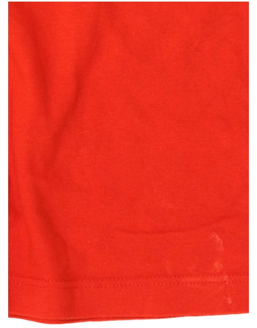 Benetton Mens Graphic T-Shirt Top Small Orange Cotton