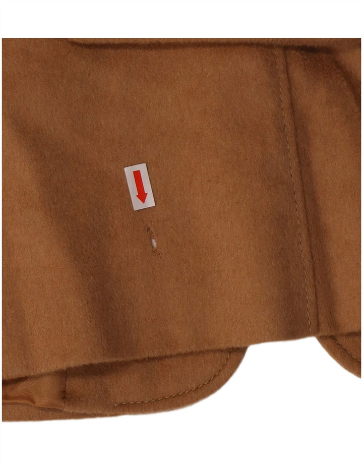 MAX MARA Womens 4 Button Blazer Jacket UK 14 Large Beige Camelhair Classic