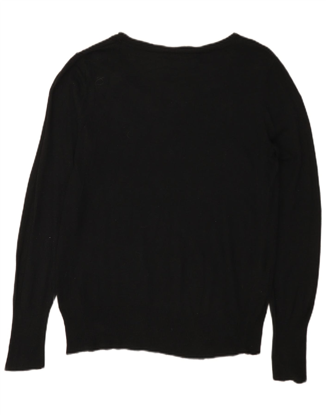 MOSSIMO Womens Boat Neck Jumper Sweater UK 14 Large Black Nylon