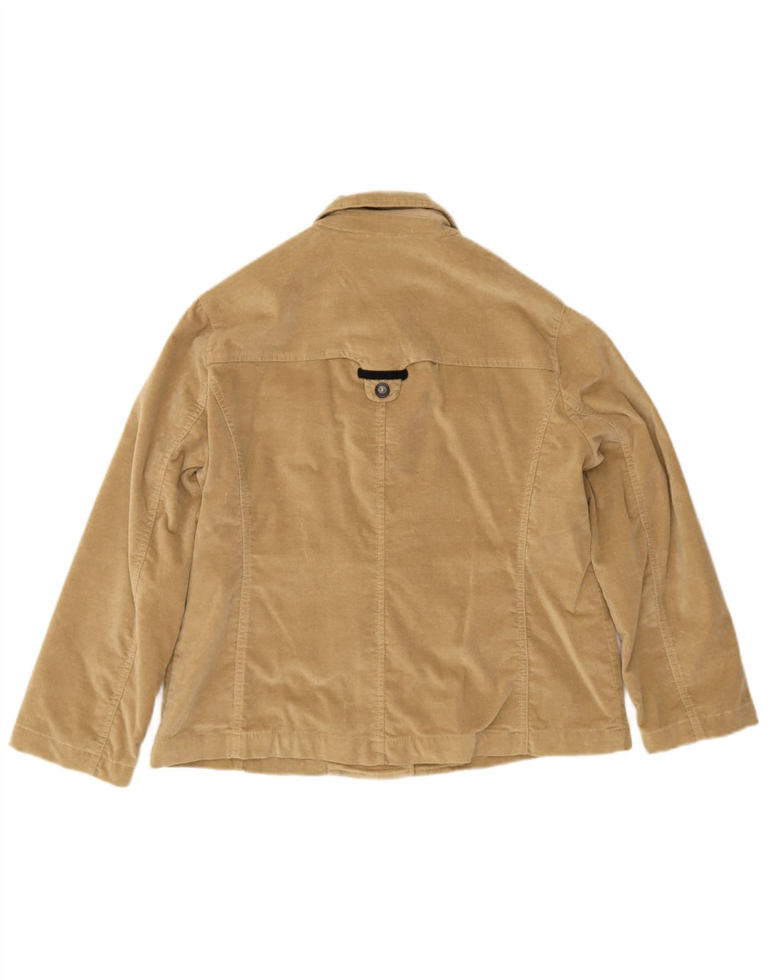 Krizia Womens Utility Jacket UK 16 Large Beige Cotton