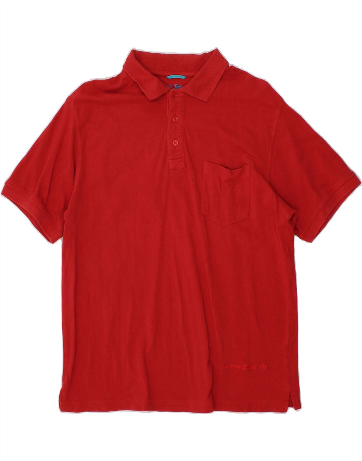 CARRERA Mens Polo Shirt Large Red Vintage Carrera and Second-Hand Carrera from Messina Hembry 
