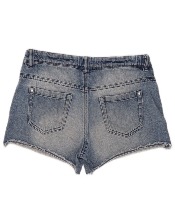 Benetton Womens Denim Shorts W26 Small Blue
