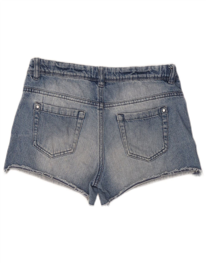 Benetton Womens Denim Shorts W26 Small Blue