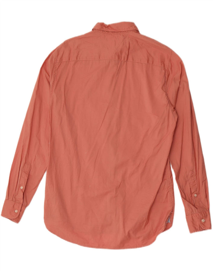 TOMMY HILFIGER Mens Regular Fit Shirt Medium Pink Cotton