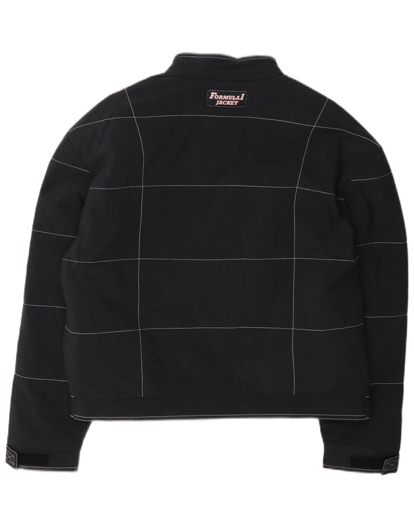 Parmalat Mens Formula One Graphic Racing Jacket UK 42 XL Navy Blue Check