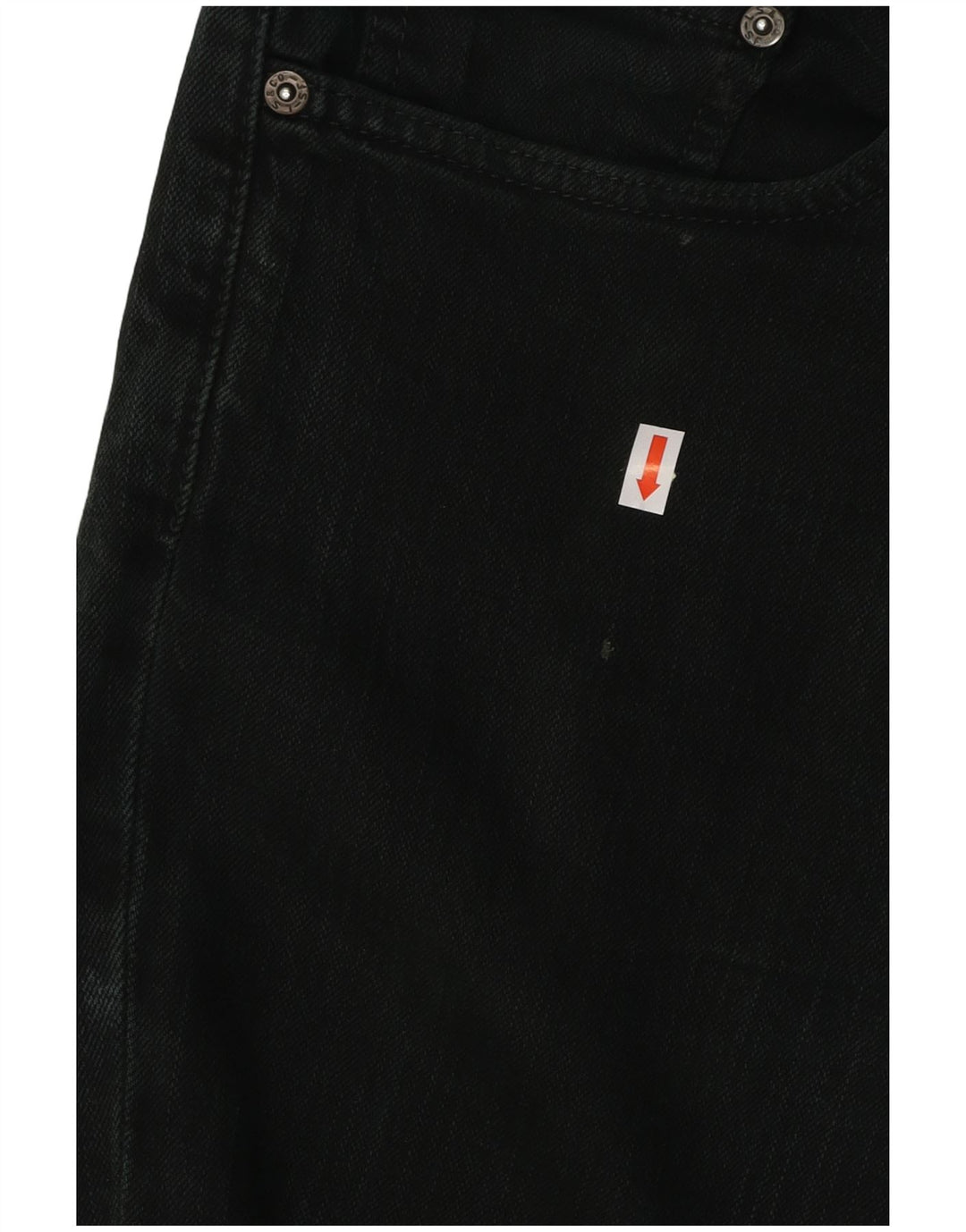 LEVI'S Mens Slim Jeans W34 L32 Black Cotton