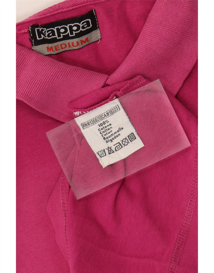 KAPPA Mens Polo Shirt Medium Pink Cotton