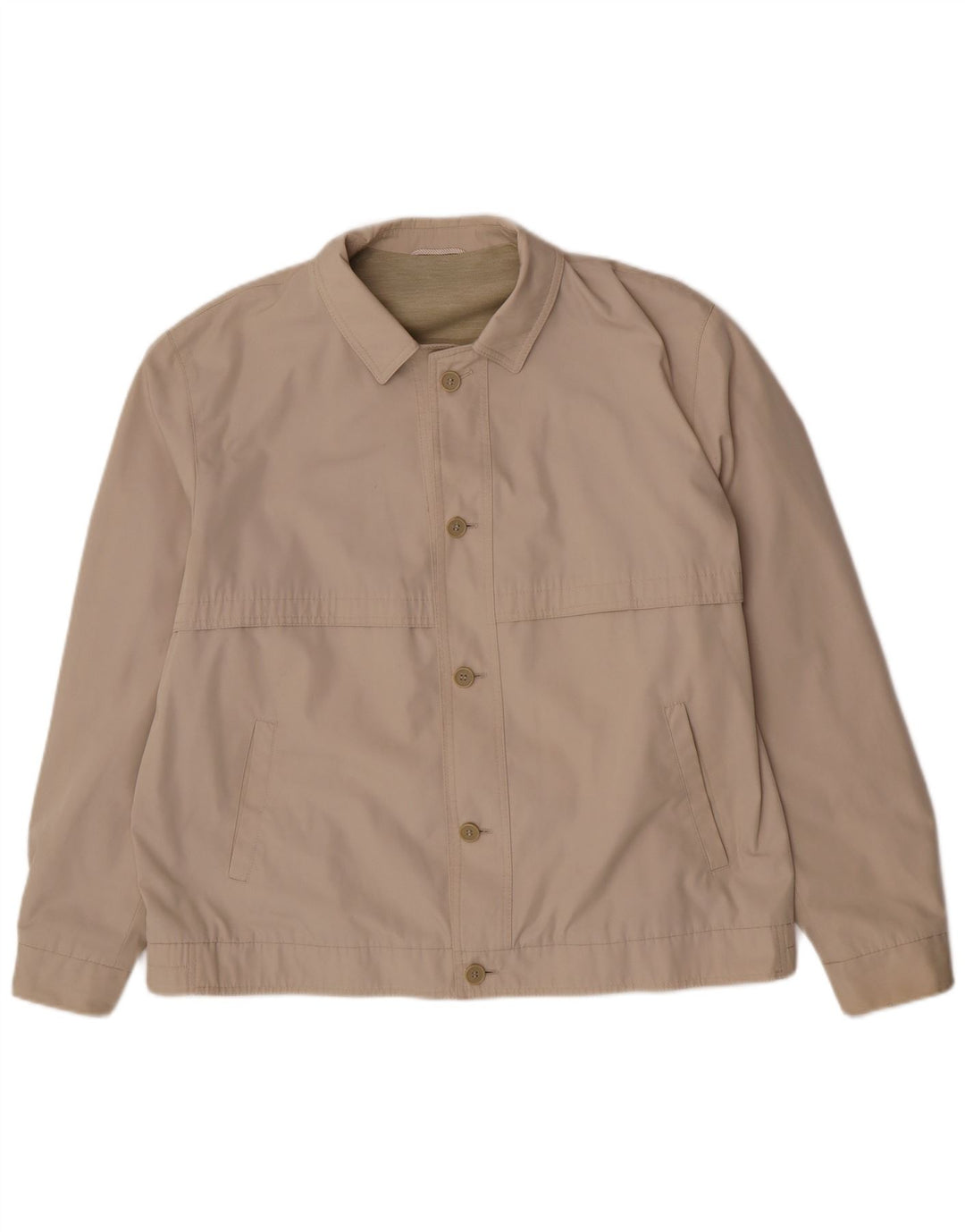 Joba Mens Bomber Jacket UK 40 Large Beige Polyester