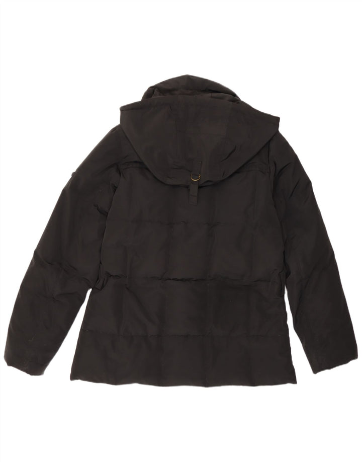 Ellesse Womens Hooded Padded Jacket UK 18 XL Black Polyester