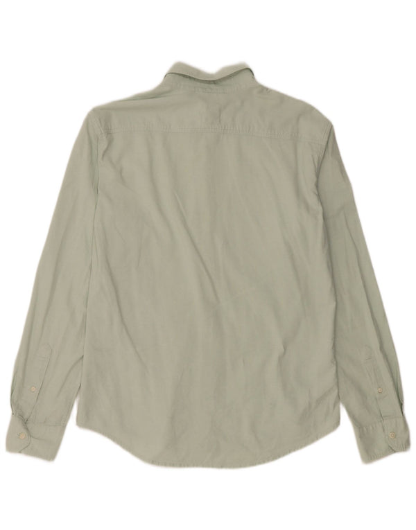 Levi's Mens Slim Fit Shirt Medium Green Cotton