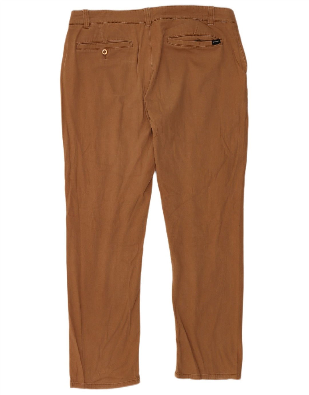 O'Neill Mens Standard Fit Chino Trousers W36 L30 Brown Polyester