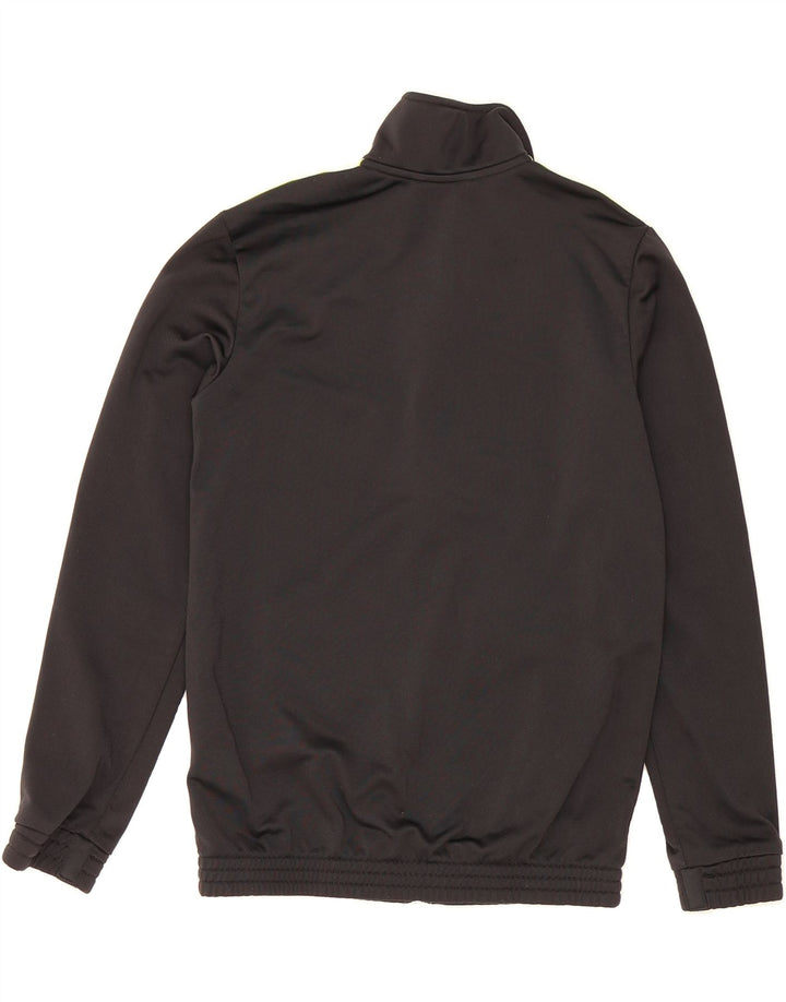 ADIDAS Boys Tracksuit Top Jacket 11-12 Years Black Colourblock Polyester Vintage Adidas and Second-Hand Adidas from Messina Hembry 