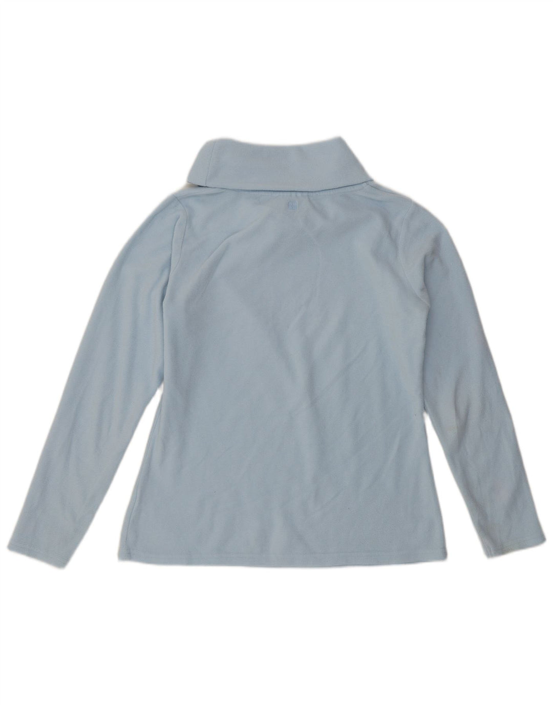 Mountain Warehouse Womens Roll Neck Fleece Jumper UK 12 Medium Blue