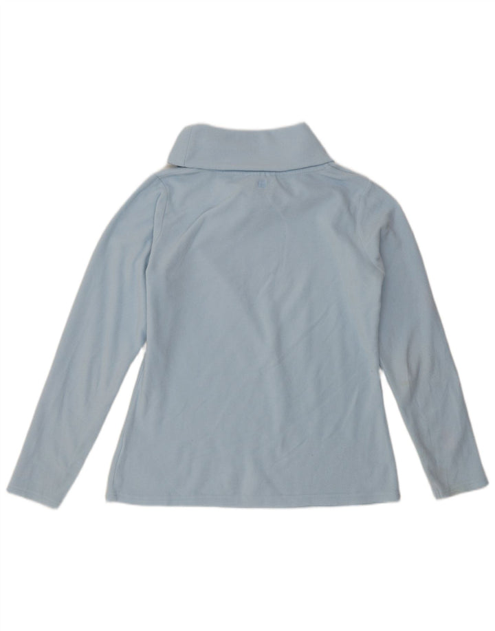 Mountain Warehouse Womens Roll Neck Fleece Jumper UK 12 Medium Blue