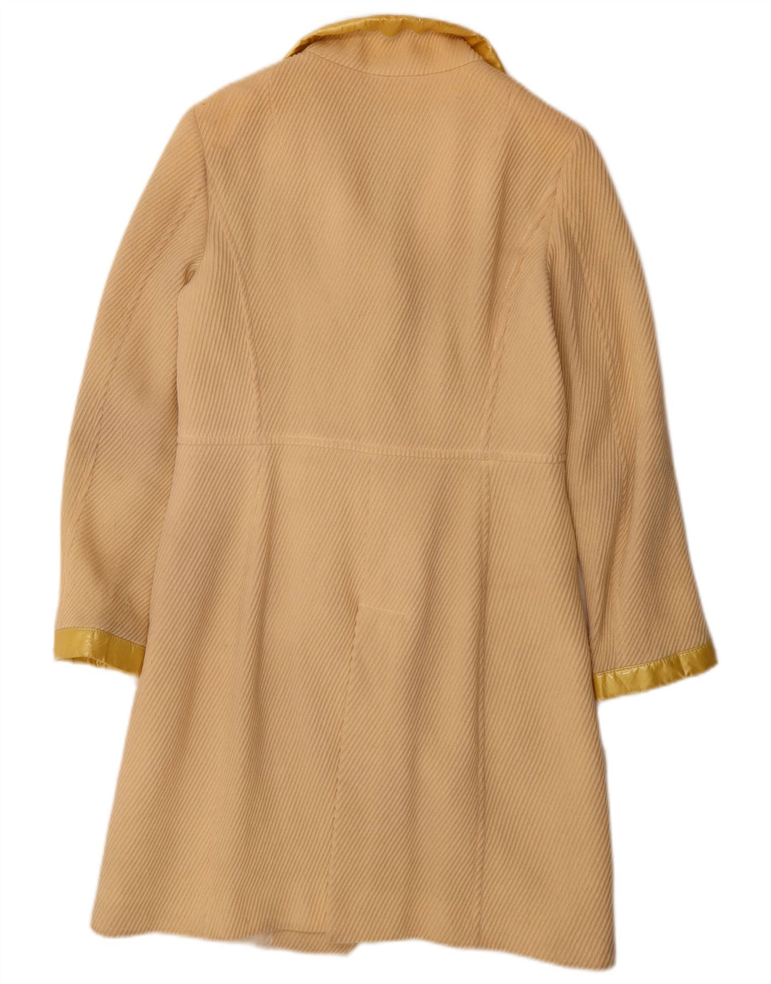 Fay Womens Overcoat UK 12 Medium Beige Wool