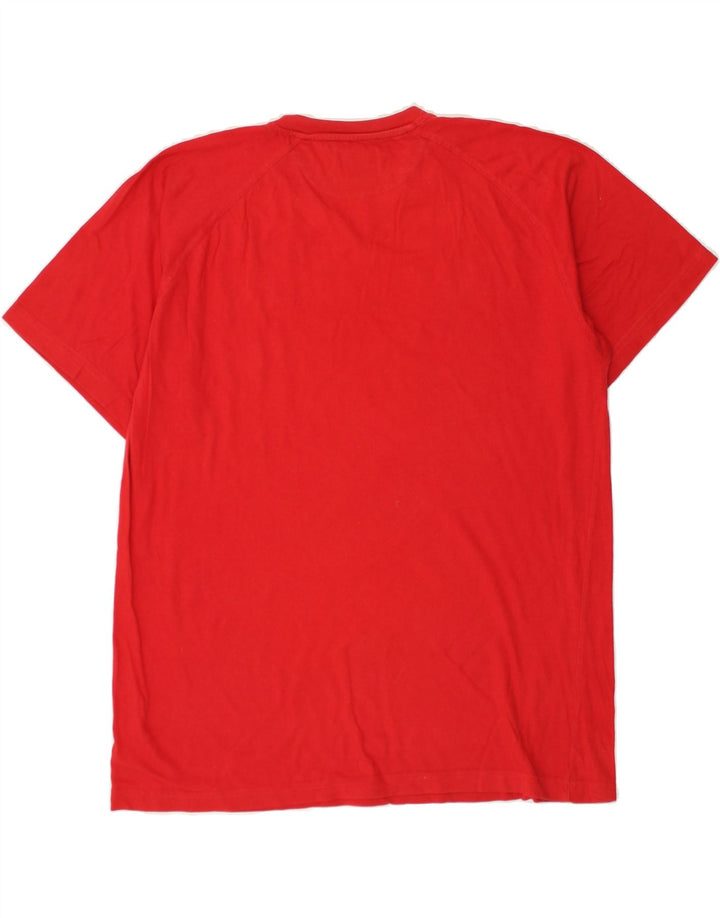 KAPPA Mens T-Shirt Top XL Red Cotton | Vintage Kappa | Thrift | Second-Hand Kappa | Used Clothing | Messina Hembry 