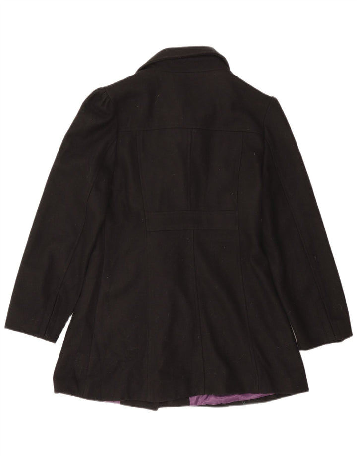 Tirdy Womens Duffle Coat UK 16 Large Black Wool