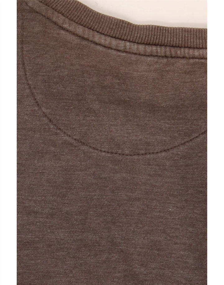 Ellesse Mens Graphic Sweatshirt Jumper Medium Grey Cotton