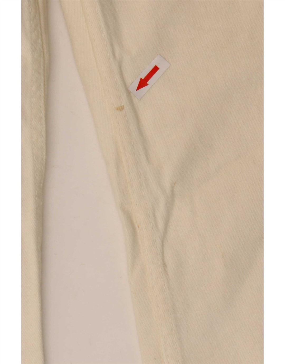 Zara Womens Crop Bootcut Jeans EU 38 Small W28 L25 Off White
