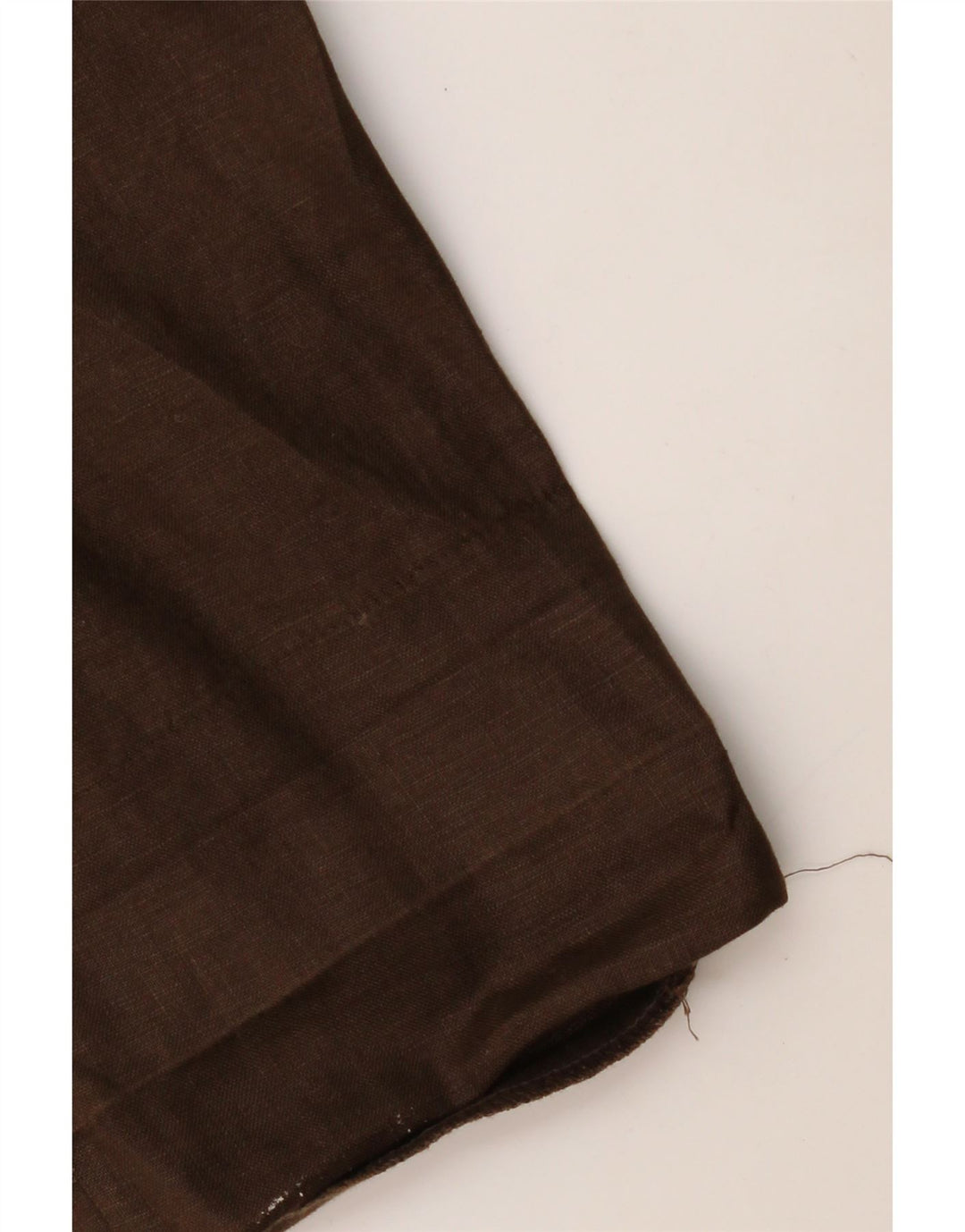 BENETTON Womens Tapered Chino Trousers Medium W28 L27 Brown Linen