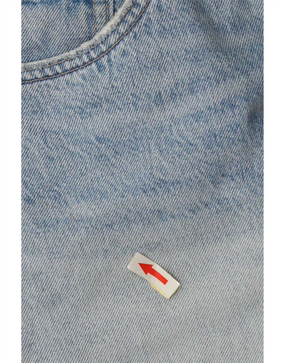 Zara Womens Distressed Denim Shorts EU 44 XL W34 Blue