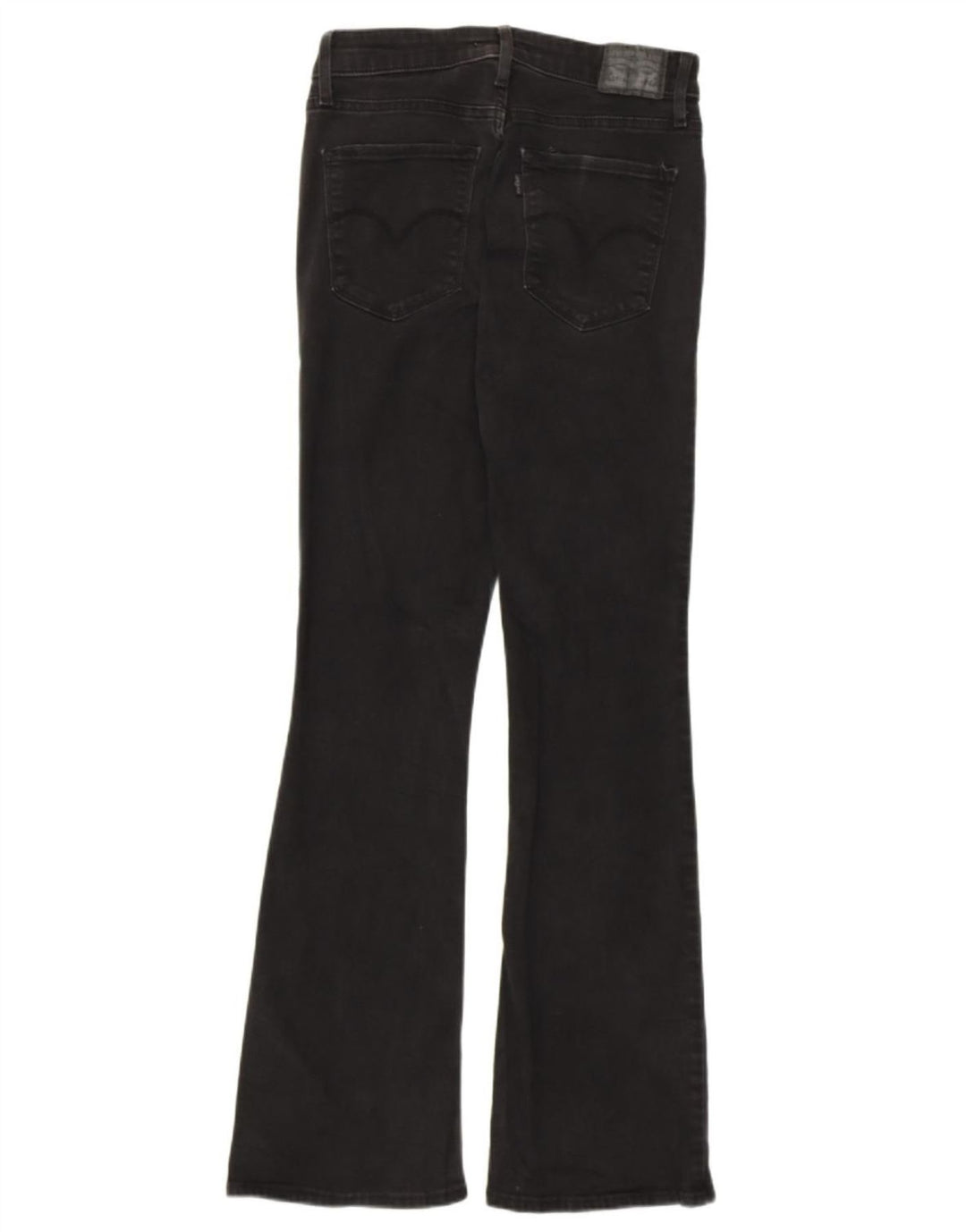 LEVI'S Womens 725 High Rise Bootcut Jeans W29 L32 Black Cotton