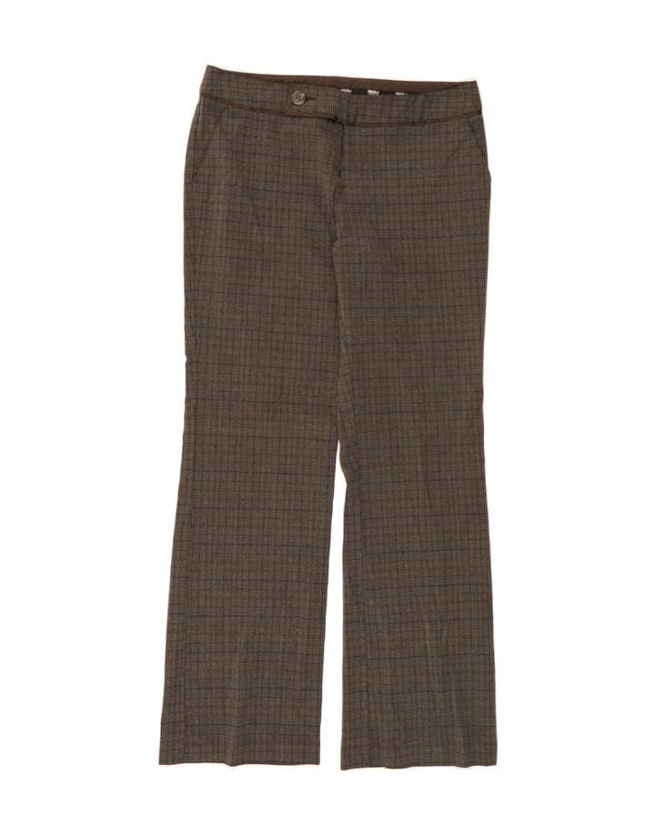 MOSSIMO Womens Bootcut Suit Trousers US 8 Medium W32 L32 Grey Check Vintage Mossimo and Second-Hand Mossimo from Messina Hembry 