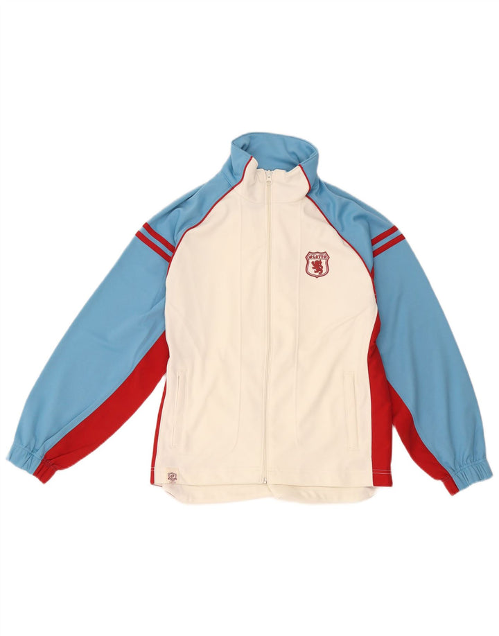 Lotto Boys Tracksuit Top Jacket 11-12 Years Medium White Colourblock