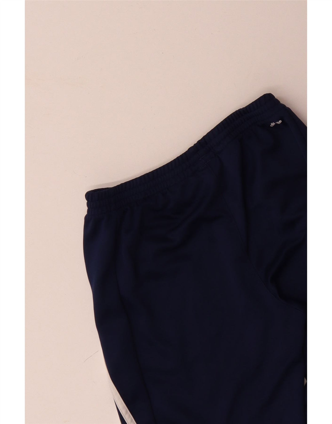 ADIDAS Boys Climalite Tracksuit Trousers 13-14 Years  Blue Polyester