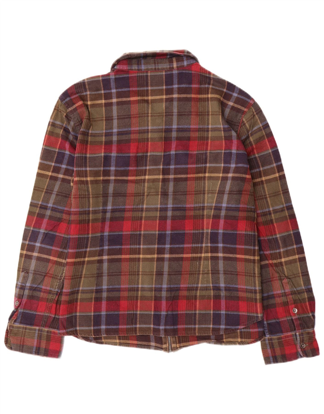 CHAPS Womens Flannel Shirt UK 18 XL Multicoloured Check Cotton