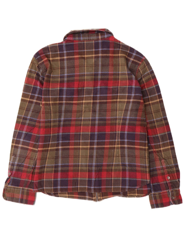 CHAPS Womens Flannel Shirt UK 18 XL Multicoloured Check Cotton