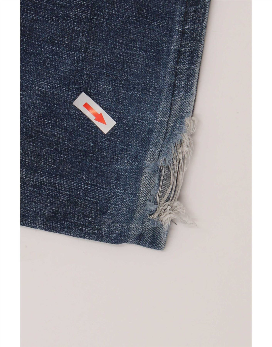 Weird Fish Womens Straight Jeans W38 L27 Blue Cotton