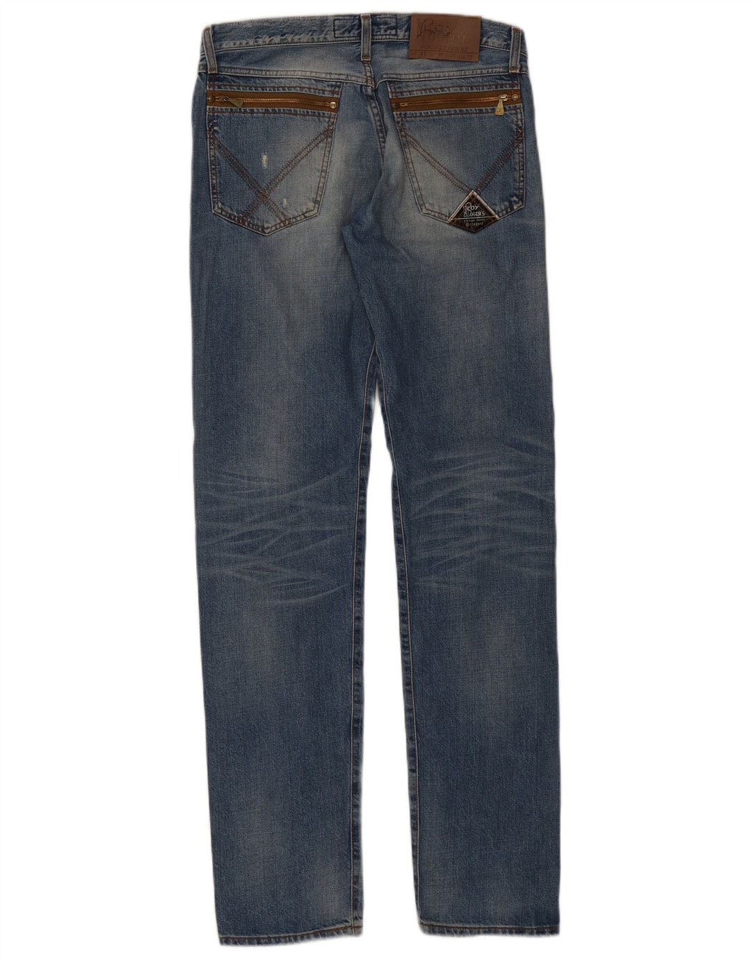 ROY ROGERS Womens Seven Bell Slim Jeans IT 46 Large W32 L35 Blue Cotton