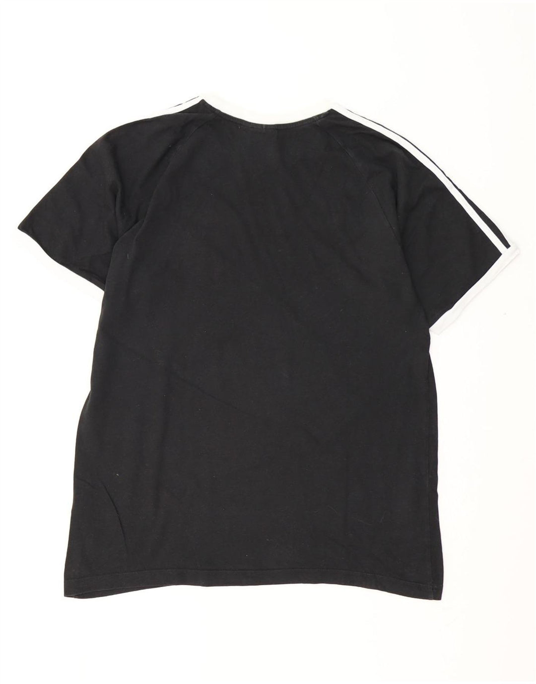 ADIDAS Mens T-Shirt Top Large Black Cotton